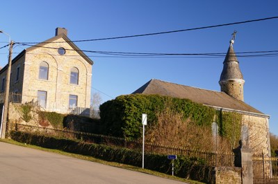 10.2 - Grille Chapelle Notre-Dame de Lourdes - Schaltin