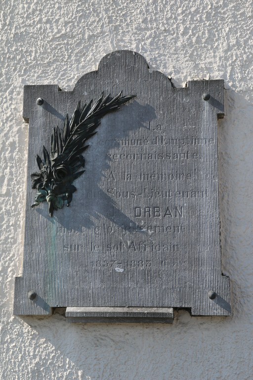 11.3 - Plaque commémorative - Maison Orban - Emptinne
